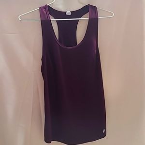 Fila Burgundy Tank Top Size XS